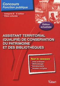 Assistant territorial (qualifié) de conservation du patrimoine et des bibliothèques