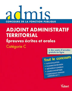Annales corrigées - Adjoint administratif de 1re classe 2008