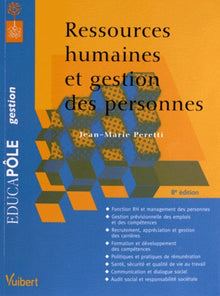 Ressources humaines et gestion des personnes