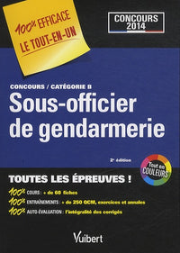 Sous-officier de gendarmerie: Concours catégorie B