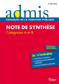 Note de synthèse: Catégories A et B