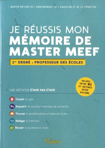 Je réussis mon mémoire de Master MEEF