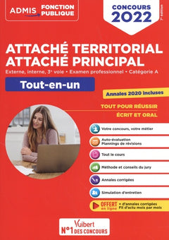 Concours Attaché territorial - Attaché principal - Catégorie A - Tout-en-un