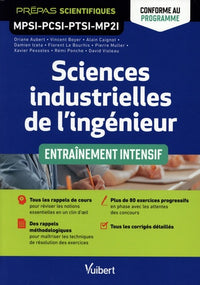 Sciences industrielles de l'ingénieur MPSI-PCSI-PTSI-MP2I - Entraînement intensif
