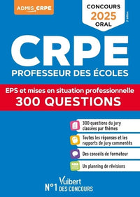 CRPE 2025 - 300 questions sur l'EPS et les mises en situation professionnelle