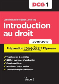 DCG 1. Introduction au droit
