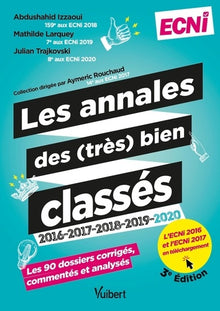 Les annales des (très) bien classés 2018-2020
