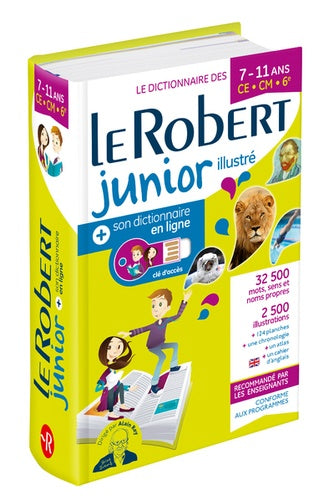 Dictionnaire Le Robert Junior illustré et son dictionnaire en ligne