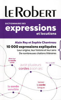 Dictionnaire des expressions et locutions - poche+