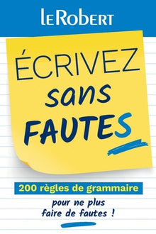 Ecrivez sans fautes