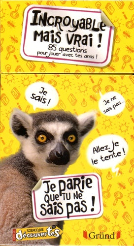 Boîte à questions - Incroyable mais vrai !