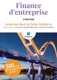 Finance d'entreprise 4e édition