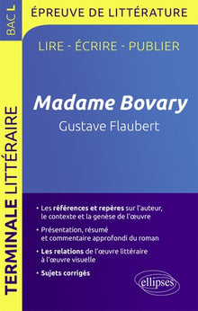MADAME BOVARY FLAUBERT BAC L