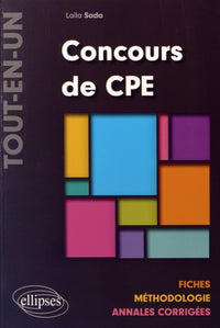 Concours de CPE Tout en un Fiches Méthodologie Annales Corrigées