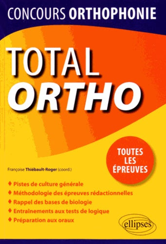 Total Ortho Toutes les Épreuves Concours d'Orthophonie
