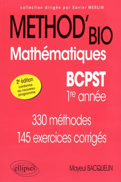 Méthod'Bio Mathématiques BCPST 1re Année