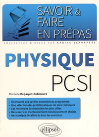 Savoir & Faire en Prépas Physique PCSI