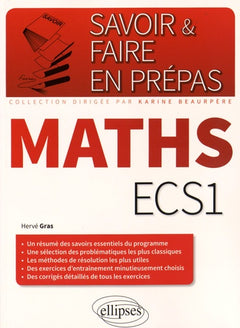 Savoir & Faire en Prépas Maths ECS1
