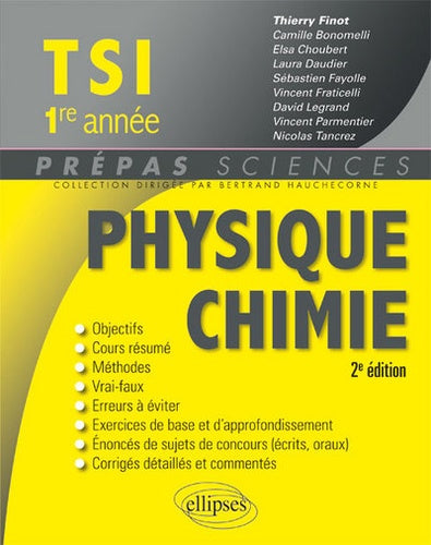 Physique Chimie TSI 1re Année