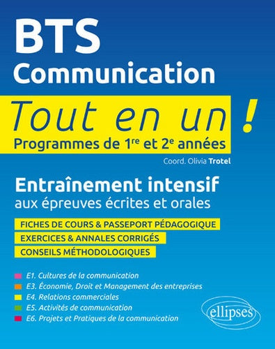 BTS Communication Tout en un Programmes de 1re et 2e Années