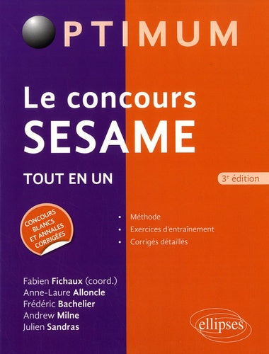 Le Concours Sesame 3ed