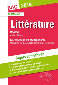 Nouvelle œuvre au programme et XXXXX. Sujets et méthode. BAC L 2019