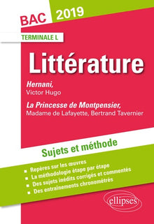 Nouvelle œuvre au programme et XXXXX. Sujets et méthode. BAC L 2019