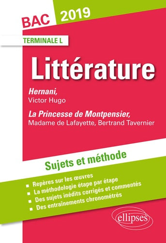 Nouvelle œuvre au programme et XXXXX. Sujets et méthode. BAC L 2019