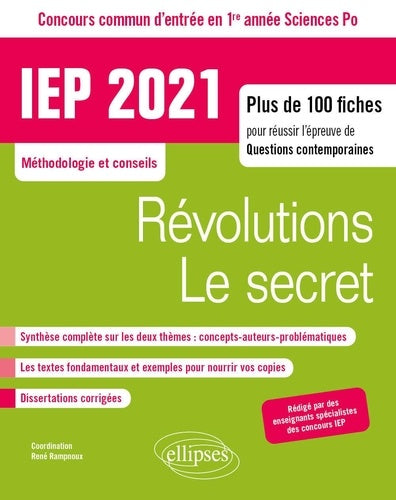 Concours commun IEP 2021