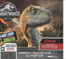 Jurassic World - Fallen Kingdom Le livre de Réalité Augmentée: Mission : sauvetage du Raptor