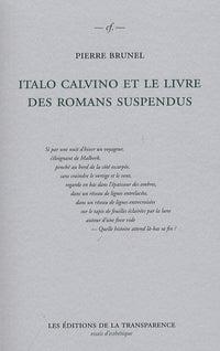 Italo Calvino et le livre des romans suspendus - "Si par une nuit d'hiver un voyageur"