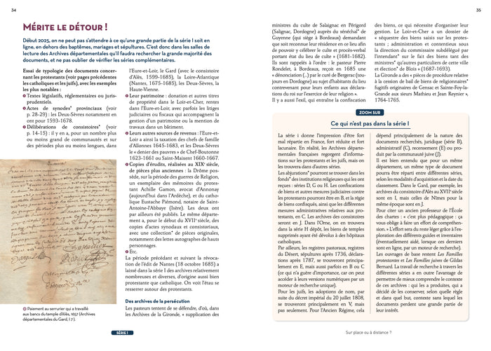 Archives départementales : série I