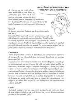 La justice d'hier : les mots, l'organisation