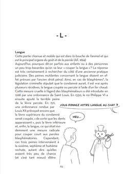 La justice d'hier : les mots, l'organisation