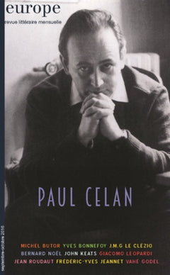 PAUL CELAN REVUE EUROPE N° 1049-1050