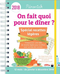 On fait quoi pour le dîner Spécial recettes légères Mémoniak 2018