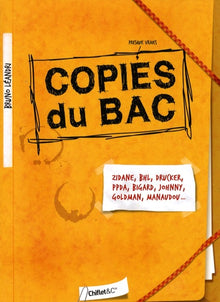 Les copies du bac d'Ardisson à Zidane