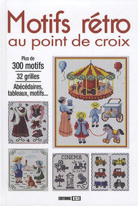 Motifs rétro au point de croix