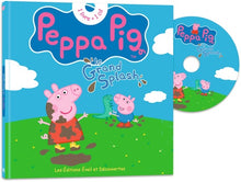 Livre-CD Peppa-Pig "Le grand splach"