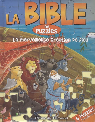 La Bible en puzzles : La merveilleuse création de Dieu