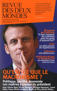 Revue des deux mondes octobre 2017