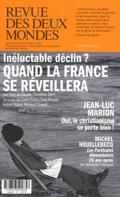 Revue des Deux Mondes Septembre 2023 - La France entre puissance et déclin