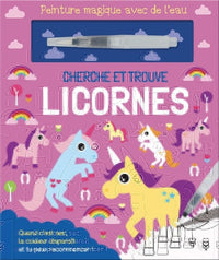 Cherche et trouve licornes - Peinture magique eau