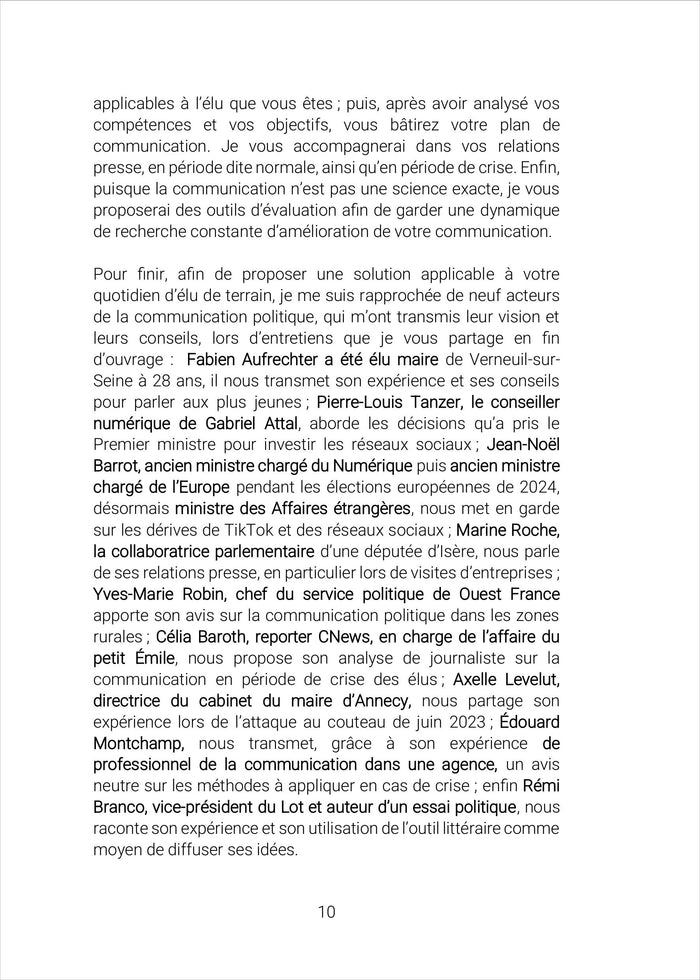 La Communication pour les élus