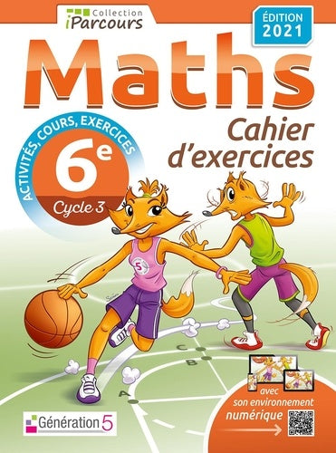 Cahier d'exercices iParcours maths 6e