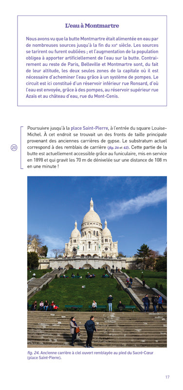 Balade géologique à Paris 18e