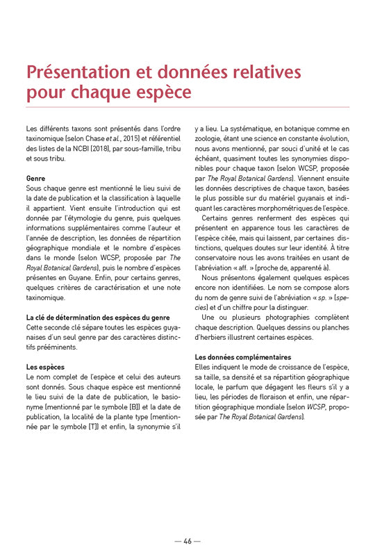 Les Orchidées de Guyane