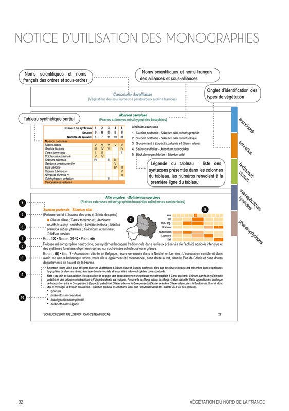 Végétation du nord de la France: Guide de determination