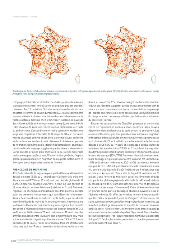 Atlas des oiseaux migrateurs de France