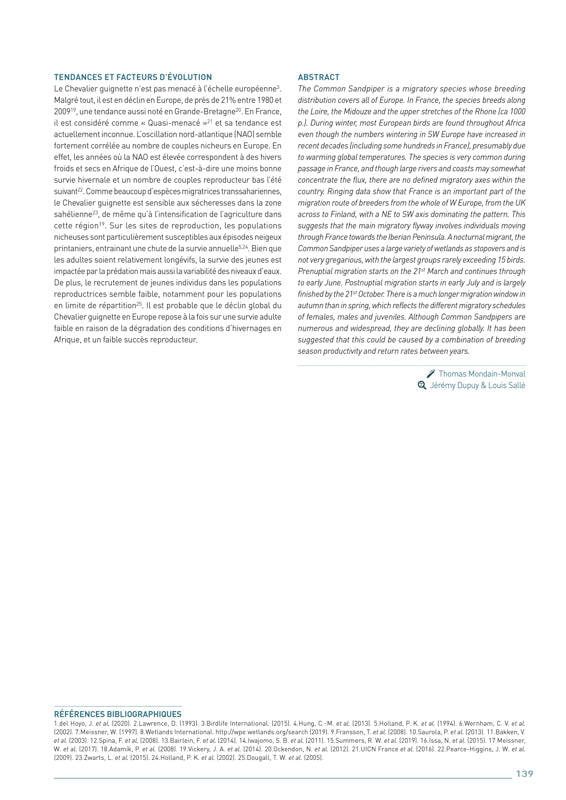 Atlas des oiseaux migrateurs de France